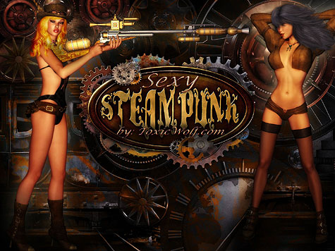 Sexy Steampunk Screensaver